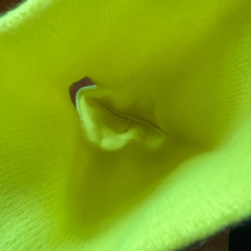 Neon Green Knit Balaclava